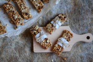 Barrette di cereali e frutta secca senza zucchero