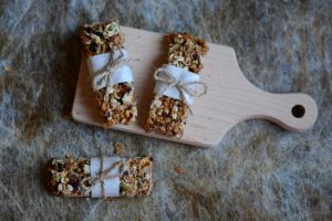Barrette di cereali e frutta secca senza zucchero