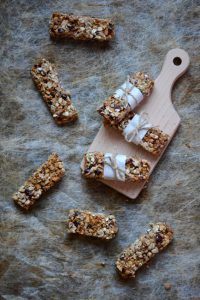 Barrette di cereali e frutta secca senza zucchero